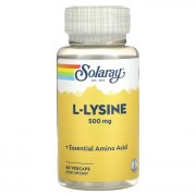 Заказать Solaray L-Lysine 500 мг 60 вег капс