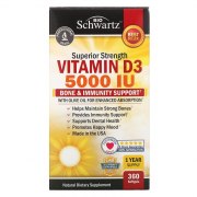 Заказать BioSchwartz Vitamin D3 5000 IU 360 капс