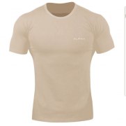 Заказать Bodybuilding Футболка Стреч ALPHA (Бежевый)